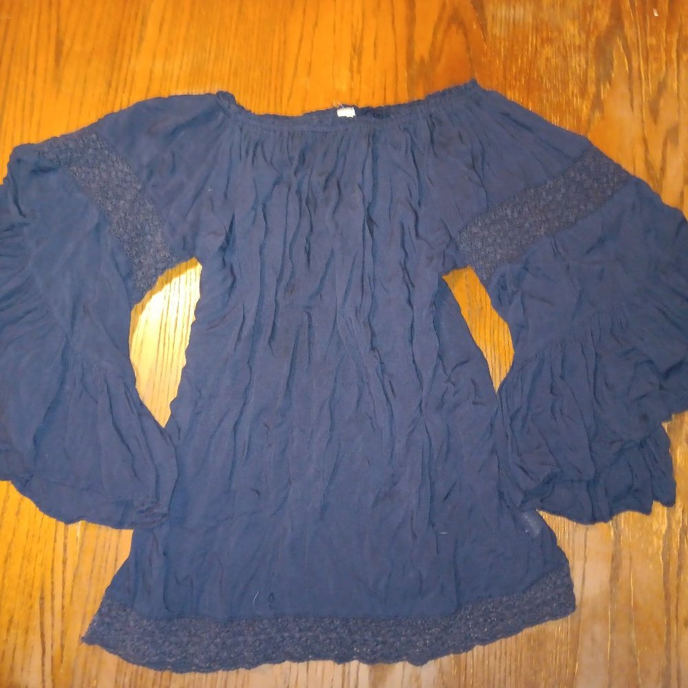 Off the Shoulder Bohemian WideSleeve top